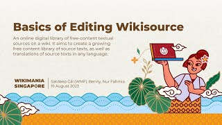 What is Wikisource How to use Wikisource  Basics of Editing Wikisource  Wikimania [upl. by Elinor649]