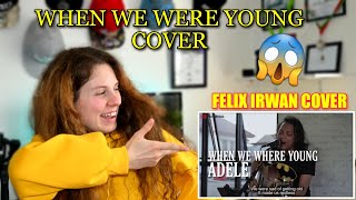 Felix Irwan  When We Were Young  Dancer REACTION [upl. by Annorah872]