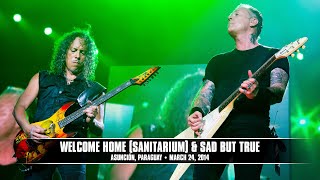 Metallica Welcome Home Sanitarium amp Sad But True Asunción Paraguay  March 24 2014 [upl. by Duong]