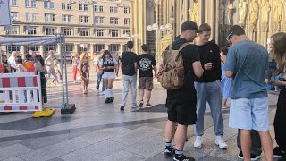 cologne germany city walk 4K tour travel [upl. by Nidla]