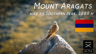 Hike to Southern peak 3888m of Mt Aragats Armenia July 2022  Fujifilm XT4 [upl. by Natfa521]