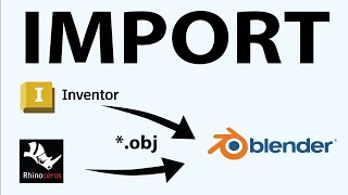 How to Import CAD Models into Blender  Beginners Guide with Tips amp Tricks [upl. by Casavant]