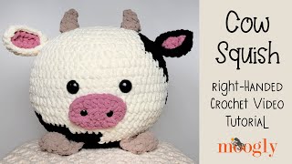 How to Crochet Cow Squish Right Handed [upl. by Pantia]