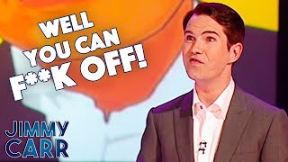 jimmy gets heckled for 10 minutes straight  Jimmy Carr [upl. by Rusty]