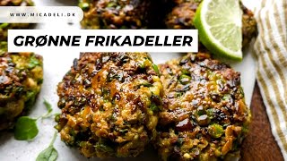 Grønne frikadeller – Opskrift på frikadeller med ærter og spinat [upl. by Ruby]