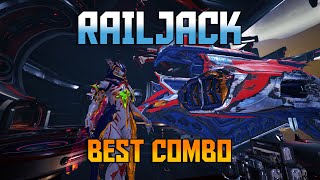 WARFRAME Best RAILJACK Combo  Amesha Best Archwing [upl. by Enayd973]