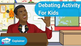 How To Teach Children to Debate  Fun Debating Activity For Kids [upl. by Adamis]