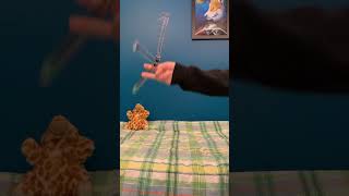 Balisong tricks with squiddy clone 2024 youtubeshorts balisongtrainer butterflyknife [upl. by Onyx]