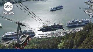 Alaska tourist spot weighs cruise ship ban [upl. by Hillyer]