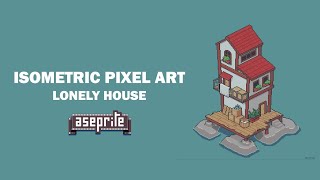 speedpaint pixel art Lonely House [upl. by Vial]