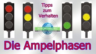 Die Ampelphasen Tipps  Verhalten Vorfahrt  Ampel rot  gelb  grün  Fahrstunde [upl. by Falcone]