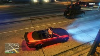 GTA 5  BEST CAR  POLICE CHASE SENTINEL [upl. by Eanal]