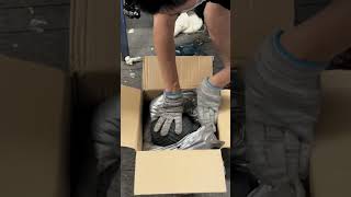 Right way to stir the packaging foam with a hand drill packing short [upl. by Doug]