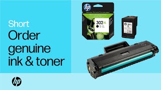 How to order genuine HP ink and toner  HP Support [upl. by Cirde]