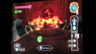 Legend of Zelda Skyward Sword Boss Battle 2 Scaldera No Damage [upl. by Coveney]