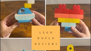 LEGO Duplo Block Designs ideas for kids [upl. by Arreyt]