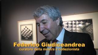 Escher a Bologna  Intervista a Federico Giudiceandrea curatore della mostra [upl. by Heyman]