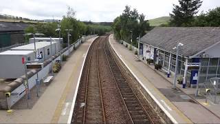 Huntly railway station Aberdeenshire [upl. by Aisatana260]