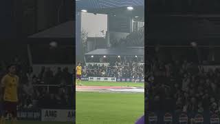 Northampton town fans disrupting remembrance 😤 football bcfc kickoff northampton [upl. by Phelan353]