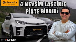 Yeni Continental AllSeasonContact 2yi test etmek için OTOPARKCOM ile piste çıktık [upl. by Akenor541]