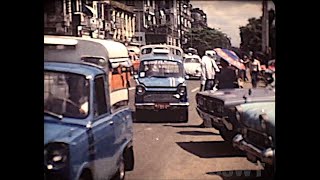 Yangon 1983  Birmania  Burma archive footage [upl. by Arraes]