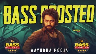 Ayudha Pooja  Bass Boosted Jr NTR  Devara  Anirudh  Koratala Siva  Extreme Bass Nation [upl. by Anitram885]