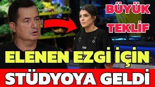 Masterchef Elenen Ezgi için Acun ılıcalı Stüdyoya Geldi [upl. by Ainehs]