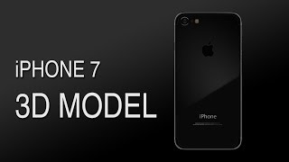 iPhone 7 3D MODEL  SOLIDWORKS FBX 3DMAX 3DS OBJ DAE STL IGS STEP [upl. by Razec775]