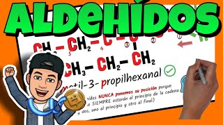 🔴 ALDEHÍDOS  Nomenclatura y formulacion ORGÁNICA [upl. by Normand279]