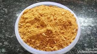 పపుులపొడి Pappula podi or Putnala podi recipe by Lakshmi Ramana [upl. by Joyce576]