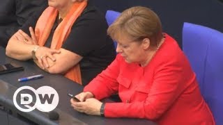 Merkels Regierung Im Streit gelähmt  DW Deutsch [upl. by Carmon799]