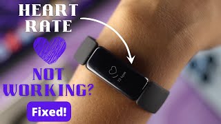 Fitbit Inspire 2 – Heart Rate Not Working How To Fix [upl. by Fadil]