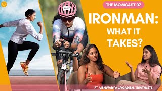 Athletics  Ironman triathlon amp Olympic triathlons  The Worlds Toughest Races  The Momcast 07 [upl. by Iluj]