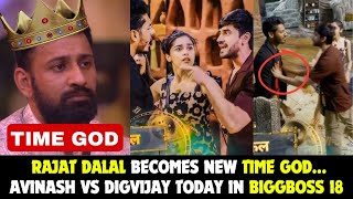 BiggBoss 18 Rajat Dalal Becomes New Time God  Avinash Vs Digivijay  Shrutika  Vivian  Karanveer [upl. by Maggio]