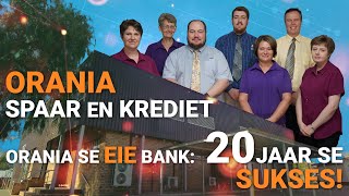 Orania se eie bank OSK vier 20 se sukses [upl. by Irrot340]