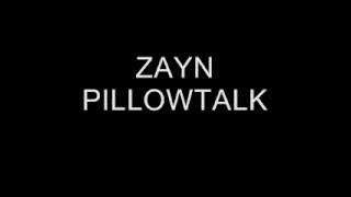 Zayn Malik  Pillow Talk Lyrics Video fast tempo [upl. by Annaear422]