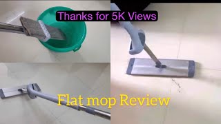 Flat Mop Review in Tamil  Unboxing mop review in Tamil flat mop without bucket  flat mop mop [upl. by Enined]