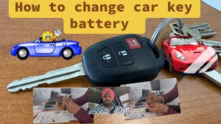 How to change car key battery ￼ [upl. by Fisher]