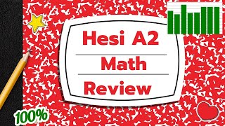 Hesi A2 Math EVERYTHING YOU NEED TO KNOW  Full Review [upl. by Innep801]