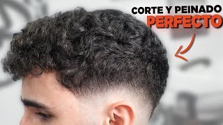 MEJOR CORTE y PEINADO para PELO RIZADO u ONDULADO [upl. by Hatti767]