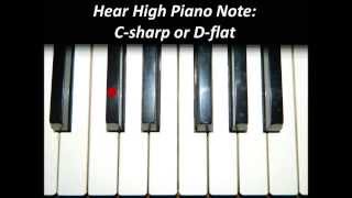 Hear Piano Note  High C Sharp or D Flat [upl. by Kano]