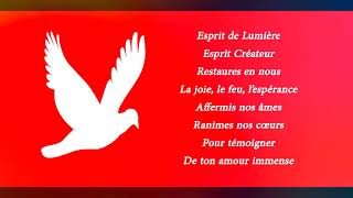 Esprit de Lumière Esprit Créateur  Chant de lEmmanuel  Sylioxx Lyrics [upl. by Ennyleuqcaj]