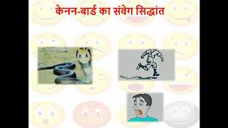 cannon bard theory of emotions केनन बार्ड का संवेग सिद्धांत [upl. by Leziar]