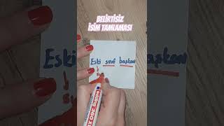 Belirtisiz isim tamlaması nazlihocam tyt yks2025 shortsyoutube shorts [upl. by Eetnahs879]