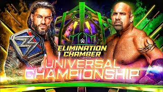 WWE Elimination Chamber 2022 Roman Reigns vs Goldberg Promo [upl. by Madelle34]