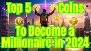 5 Gaming Crypto Coins That Can 100X YOUR MONEY in 2024 Become a Crypto Millionaire FULL GUIDE [upl. by Yellac]