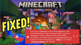 How to Fix Eroded Badlands Minecraft Error [upl. by Diamante]