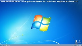 Download Windows 7 Professional 64Bitx64 SP1 Build 7601 Enligh Retail Free ISO [upl. by Harley]