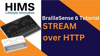 BrailleSense 6  Stream over HTTP [upl. by Saundra211]