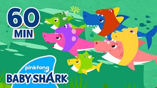 1 HOUR Baby Shark Doo Doo Doo ver Dinosaur  Compilation  Baby Shark Official [upl. by Nnylsaj103]